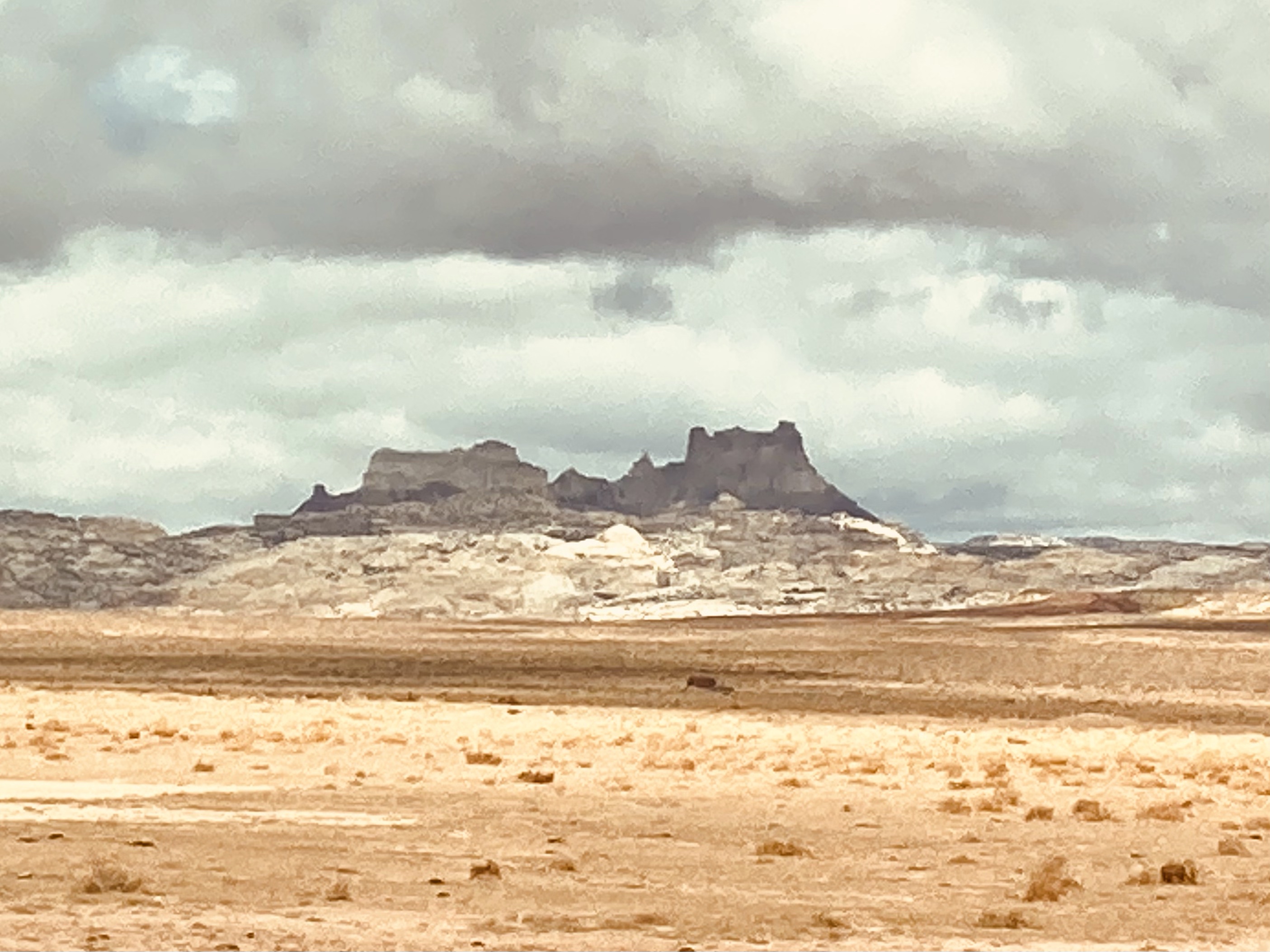 Mesas over high desert plain